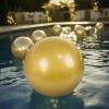 2 Gold 20" Round Vinyl Balls XL Inflatable Beach Balloons Spheres for Pool Party Events Receptions Home Dining Backyard Patio Decorations view 4