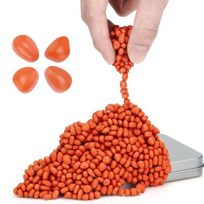 DYRDM 500+ Original Ferrite Putty Orange, Sensory Stones, Adult Fidget Stress Relief Desk & Office Item, Ferrite Stones Stocking Stuffers Gifts