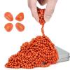 DYRDM 500+ Original Ferrite Putty Orange, Sensory Stones, Adult Fidget Stress Relief Desk & Office Item, Ferrite Stones Stocking Stuffers Gifts view 1