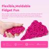 DYRDM 1000+ Original Ferrite Putty Rose Red, Sensory Stones, Adult Fidget Stress Relief Desk & Office Item, Ferrite Stones Stocking Stuffers Gifts view 3
