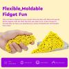 DYRDM 500+ Original Ferrite Putty Yellow, Sensory Stones, Adult Fidget Stress Relief Desk & Office Item, Ferrite Stones Stocking Stuffers Gifts view 3