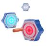 NERF 360 Battlezone Audio Target Game Immersive 360 Foam Dart Blaster Challenge with LED Targets & Sound FX 4 Game Modes view 1