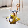 JunZheHub Push Cart for Learning and Walking Activities for Kids, Yellow view 2