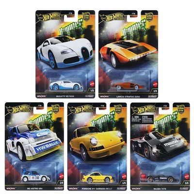 1:64 Diecast Model Car Compatible with Hot Wheels Car Culture 2025 "Hammer Drop F Case Set of 5 Cars, FPY86-961F