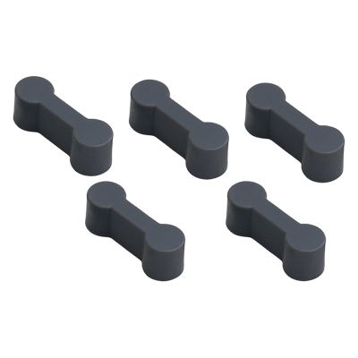 JunZheHub 5 Connectors for Kids Wooden Train Accessories Assembly Parts, Gray