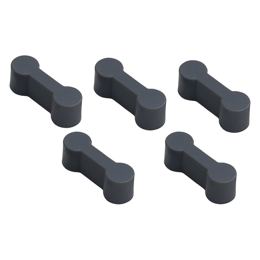 JunZheHub 5 Connectors for Kids Wooden Train Accessories Assembly Parts, Gray