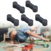 JunZheHub 5 Connectors for Kids Wooden Train Accessories Assembly Parts, Gray view 2