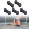 JunZheHub 5 Connectors for Kids Wooden Train Accessories Assembly Parts, Gray view 4