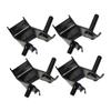 DECOMELODY 4pcs Generator Motor Mounts Rubber Isolation Vibration Absorbing Feet for Generators view 1