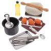 ToysCentral Basics 1 Set Whisk Model Little Pans Kitchen Mini Oven Accessories Pots House Cooking Kit Tiny Baking Kit Tiny Cooking Baking Kits for 10-12 Play Baking Tools Plastic view 1