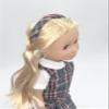 14.5 inch Doll Outfit-School Plaid Jumper include Blouse and Matching Headband/Add on Option: Sock and Shoe (Doll is not included) (Jumper,White Sock,Shiny Shoe, Plaid 43) view 2