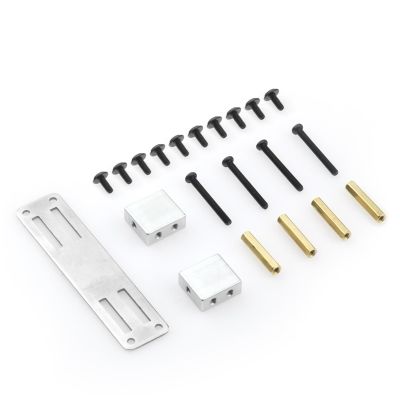 for WPL for B14 B16 B36 C24 C34 for 1/16 RC Truck Car Upgrade Parts Accessories Metal Servo Fixed Mount Bracket Kit for Silver RC Car Repair Kit
