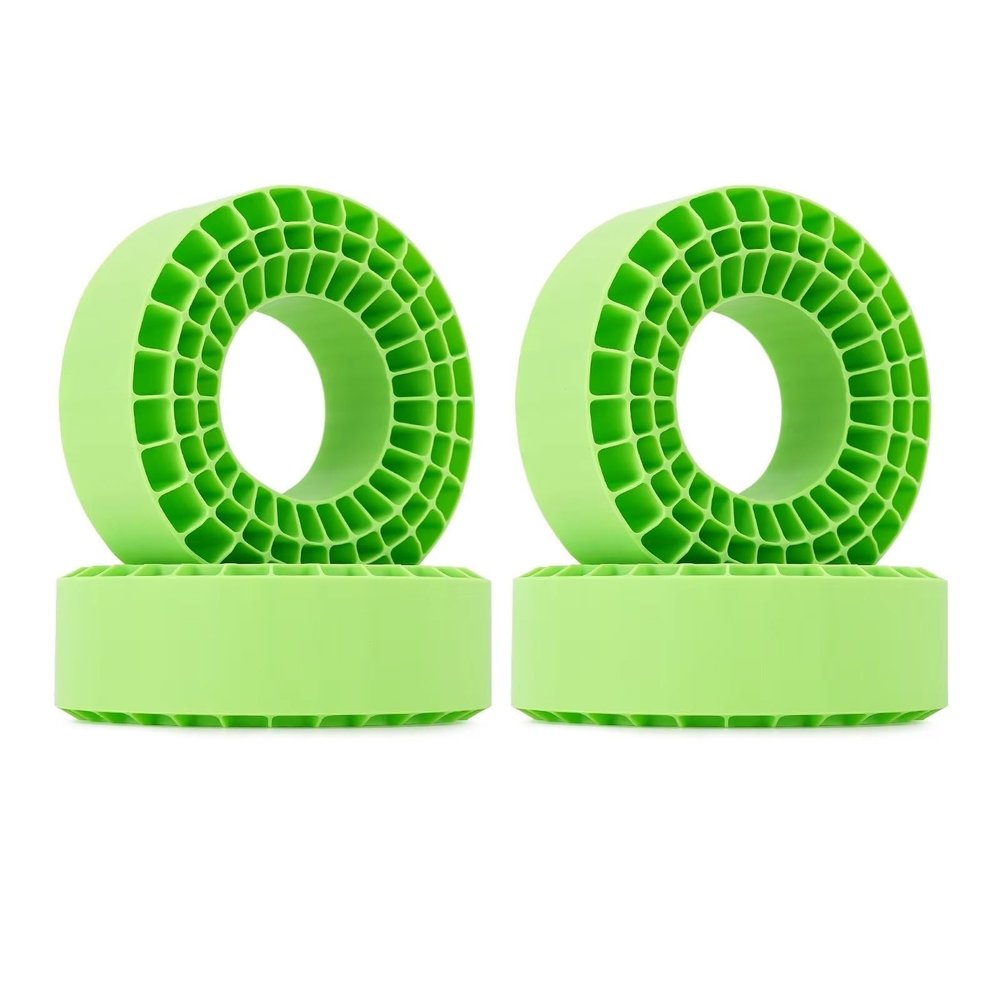 for 132-134mm (5.25" OD) 2.2" Tires 4PCS Rubber Insert Foam RC Car Repair Kit(Green)