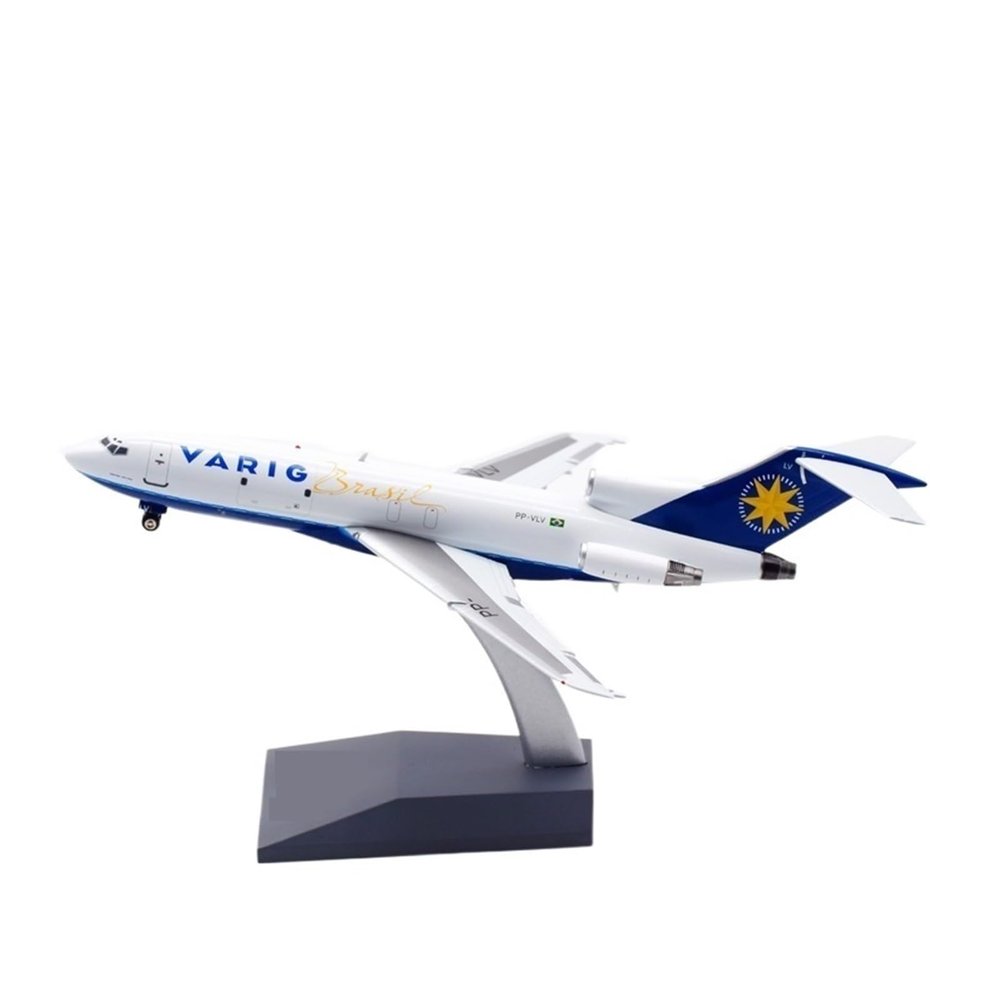 OQMAZO Die Cast Plane 1 200 for B727-100 Passenger Static Die Cast Alloy Metal Finished Simulation Aircraft Model Collection Finished Metal Airplane