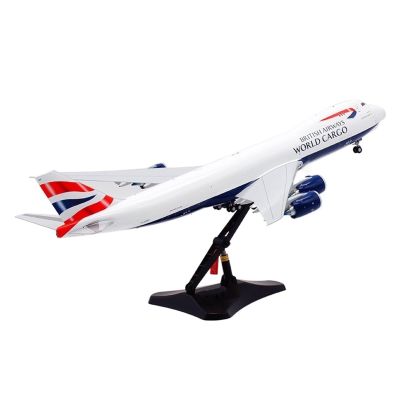 OQMAZO Die Cast Plane 1 200 for B747-8F Simulation Metal Die Cast Alloy Passenger Aircraft Model Desktop Decoration Gift Finished Metal Airplane