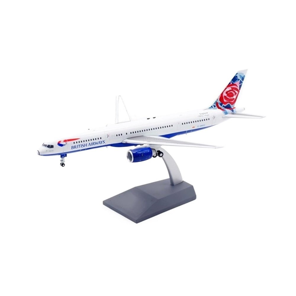 OQMAZO Die Cast Plane 1 200 for B757-200 Static Metal Die Cast Alloy Finished Simulation Aircraft Passenger Model Collection Finished Metal Airplane