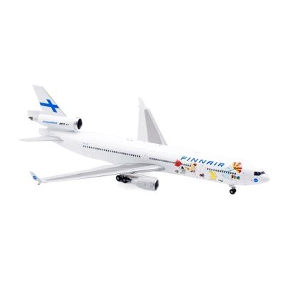 OQMAZO Die Cast Plane 1 200 for MD-11 Static Passenger Alloy Metal Die Cast Finished Simulation Model Aircraft Collection Finished Metal Airplane