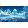 Clouds Paint by Numbers for Adults,Girl Paint by Number Acrylic with 3 Brushes,DIY Painting by Numbers for Beginner Kits,DIY Canvas Oil Painting Kit for Home Wall Decor Gift (NO Frame 40x120cm V-159 view 2
