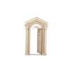1:12 Scale Miniature House Door Mini Wooden Door with for 1/12 Dollhouse Decorations view 4
