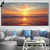 Beach Paint by Numbers for Adults, Landscape Paint by Number Acrylic with 3 Brushes, DIY Painting by Numbers for Kits, DIY Canvas Oil Painting Kit for Home Wall Decor Gift (NO Frame 20x60cm V-155 view 1