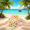 10 Pcs Multicolor Hawaii Plumeria Flower Clips, Artificial Tropical Flower Hairpins for Wedding, Beach Party Hair Clips and Barrettes, Hair Accessory, 7cm view 2