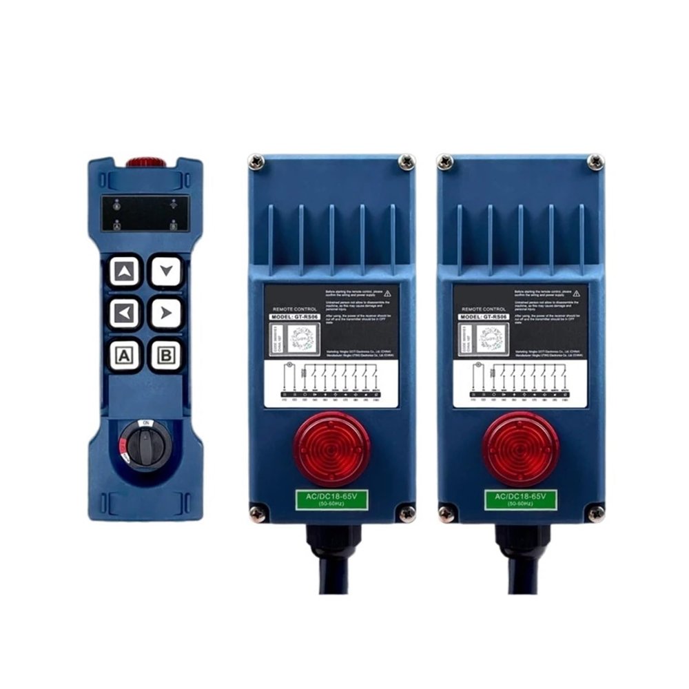 HFISWSAI Industrial Control 1 Transmitter Control 2 Receivers(GT-RS06-TA 18-65V)
