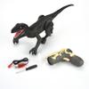 Dusky Shark RC Velociraptor Dinosaur Toy  Remote Control Walking Dinosaur with LED Lights, Mist Spray, and Sounds (Green) view 2
