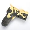 Dusky Shark RC Velociraptor Dinosaur Toy  Remote Control Walking Dinosaur with LED Lights, Mist Spray, and Sounds (Green) view 3
