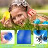 100 Pieces Egg Shakers Musical Instruments Percussion Maracas Egg for Kids Toys Plastic Easter Shaker for Learning DIY Painting, Classroom Music, Rhythm(10 Color) view 3
