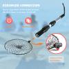 zeeloopbee 3PCS Sand Sifter for The Beach, Beach Sand Scoop Adjustable, Shell Sifting Shovels, Sea Shell Scooper for Beach with Long Handle, Beach Sifter Shark Teeth Sifter for Beach view 2