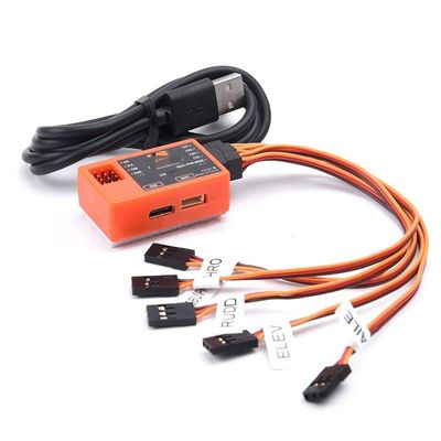 FMS Compatible With Reflex V2 Flight Controller Gyro Stabilizer Compatible With 70mm 80mm 980mm 1100mm 1400mm 1700mm 2000mm Warbird RC Airplanes(1PCS)