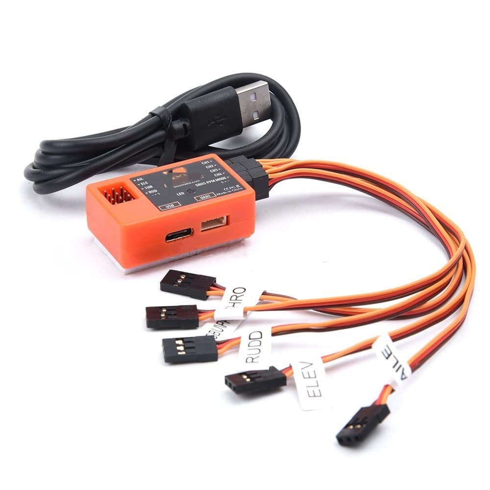 FMS Compatible With Reflex V2 Flight Controller Gyro Stabilizer Compatible With 70mm 80mm 980mm 1100mm 1400mm 1700mm 2000mm Warbird RC Airplanes(1PCS)