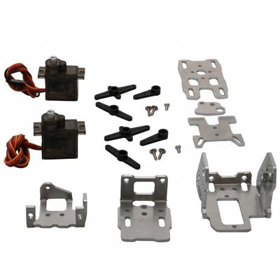 1 Set Programmable Dual Axle Servo Bracket Compatible With Air Unit Camera Compatible With RC Airplane And Drone Parts(WITH 2PCS SERVO)