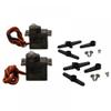 1 Set Programmable Dual Axle Servo Bracket Compatible With Air Unit Camera Compatible With RC Airplane And Drone Parts(WITH 2PCS SERVO) view 3