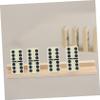 Gogogmee 6pcs Wooden Domino Tile Holders Multi-Function Stands for Games Crafts Durable Display Racks for Letter Tiles and Domino Accessories for Home Travel view 4