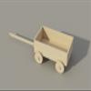 Wooden Wagon Cart Plans DIY Kids Toddler Traditional Ride On Pull Cart Outdoor view 3