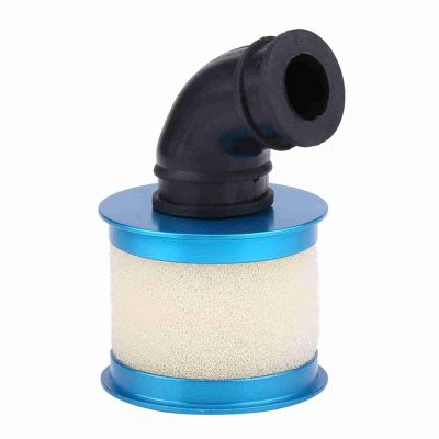 1 10 RC Car Air Filter Sponge Open Aluminium Alloy for HSP 94122 188 Enhances Engine Performance and Filters Impurities (Blue)