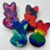 2 Bunny Shaped Crayons, Rainbow Colors, Set of 2 MYSTERY Crayons view 3