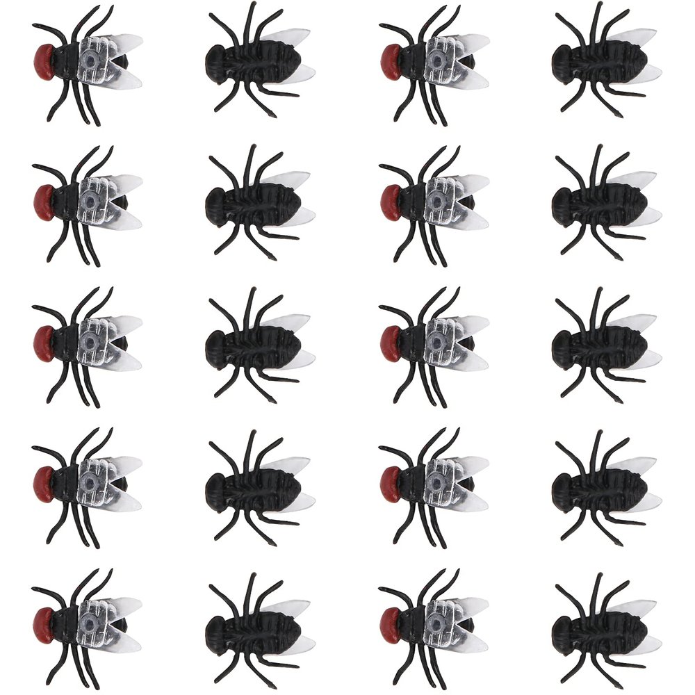 20pcs Plastic Toy Halloween Party Joke Model Toy Accessory Set Lifelike, 20pcs Plastic Toy Set, Fun Model for Halloween Party, with Clear Texture, Suitable for Scare Pranks