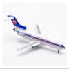 OQMAZO Die Cast Plane 1 200 for B727-200 Static Metal Die Cast Alloy Simulation Scale Aircraft Model Finished Ornaments Adult Finished Metal Airplane view 2