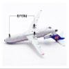 OQMAZO Die Cast Plane 1 200 for B727-200 Static Metal Die Cast Alloy Simulation Scale Aircraft Model Finished Ornaments Adult Finished Metal Airplane view 3