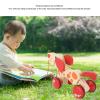 Push Pull Toy Puppy, Wooden Puppy Walk Along Toy Pine Push Pull for Toddlers Sturdy Balance, Wooden Hound Dog Walk A Long Puppy Wooden Pull Toy for Walking Toddlers (Type 1) view 3