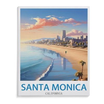 1000PcsSanta Monica CaliforniaJigsaw Adult Decompression Game Puzzle Students Toy for Children Christmas Birthday Gifts38x26cm-I27