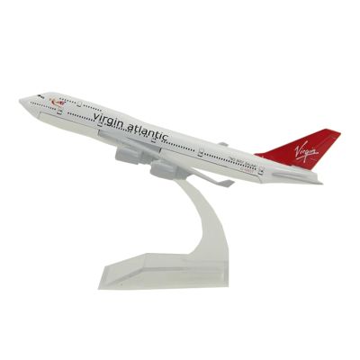 OQMAZO Die Cast Plane 1 400 for Boeing 747 Fighter Static Die Cast Alloy Scale Passenger Simulation Aircraft Model Collection Display Finished Metal Airplane