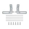 Aluminum Front Bumper Protection Bars Compatible With 1/10 Scale RC Crawler Chassis Compatible With Off-Road Models Including FJ40 Wagon Style Body(Silver) view 1