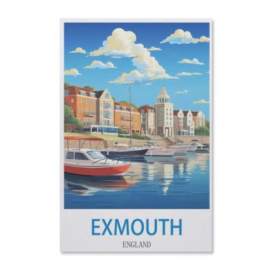 1000PcsExmouth Vintage Travel Poster EnglandJigsaw Adult Decompression Game Puzzle Students Toy for Children Christmas Birthday Gifts38x26cm-H47