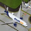 GeminiJets GJGTI2147 Atlas Air Boeing 777F Interactive Series N703GT; Scale 1:400 view 1