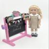 14.5 inch Doll Outfit-School Plaid Jumper include Blouse and Matching Headband/Add on Option: Sock and Shoe (Doll is not included) (Jumper,White Sock,Shiny Shoe, Khaki) view 2