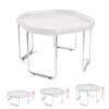 MEKA Large 38"x38" Tuff Tray Set White, Activity Sensory Tray Plus Stand Children, Outdoor Play Sand and Water Table for Toddlers and Kids, Toy Boys Girls view 4