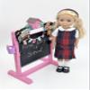 14.5 inch Doll Outfit-School Plaid Jumper include Blouse and Matching Headband/Add on Option: Sock and Shoe (Doll is not included) (Jumper,White Sock,Matte Shoe, Plaid 94) view 2